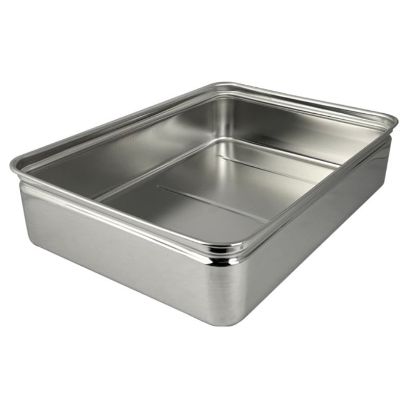 スギコ産業 18-8 番重バット 中 深型 11cm ST0974-SH-4735-11 1個（ご注文単位1個）【直送品】