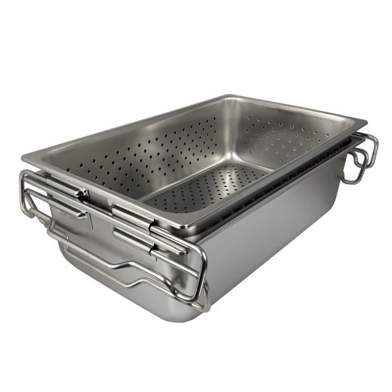 スギコ産業 18-8 給食バット 1/1サイズ H100mm SA1643-SH-1904B 1個(ご注文単位1個)【直送品】