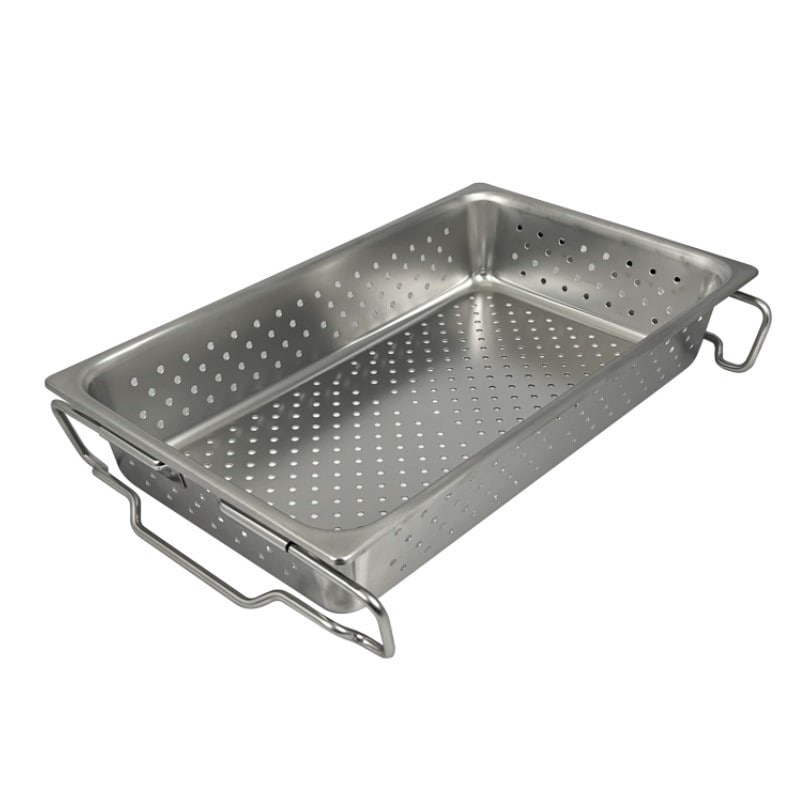 スギコ産業 18-8 給食バット 穴明 1/1サイズ H100mm SA1645-SH-1904BP 1個(ご注文単位1個)【直送品】