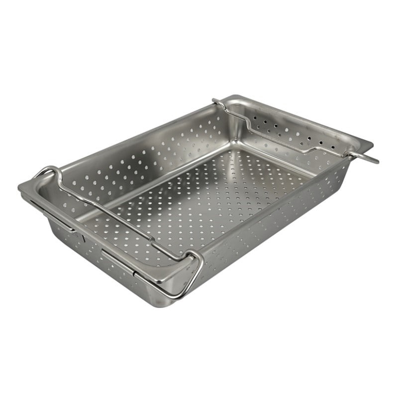 スギコ産業 18-8 給食バット 穴明 1／1サイズ H100mm SA1645-SH-1904BP 1個（ご注文単位1個）【直送品】