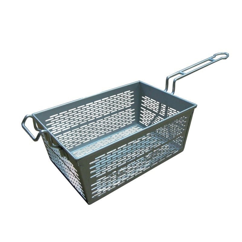 スギコ産業 18-8 パンチングフライバスケット 大 SA1553-SH-1929FL 1個（ご注文単位1個）【直送品】