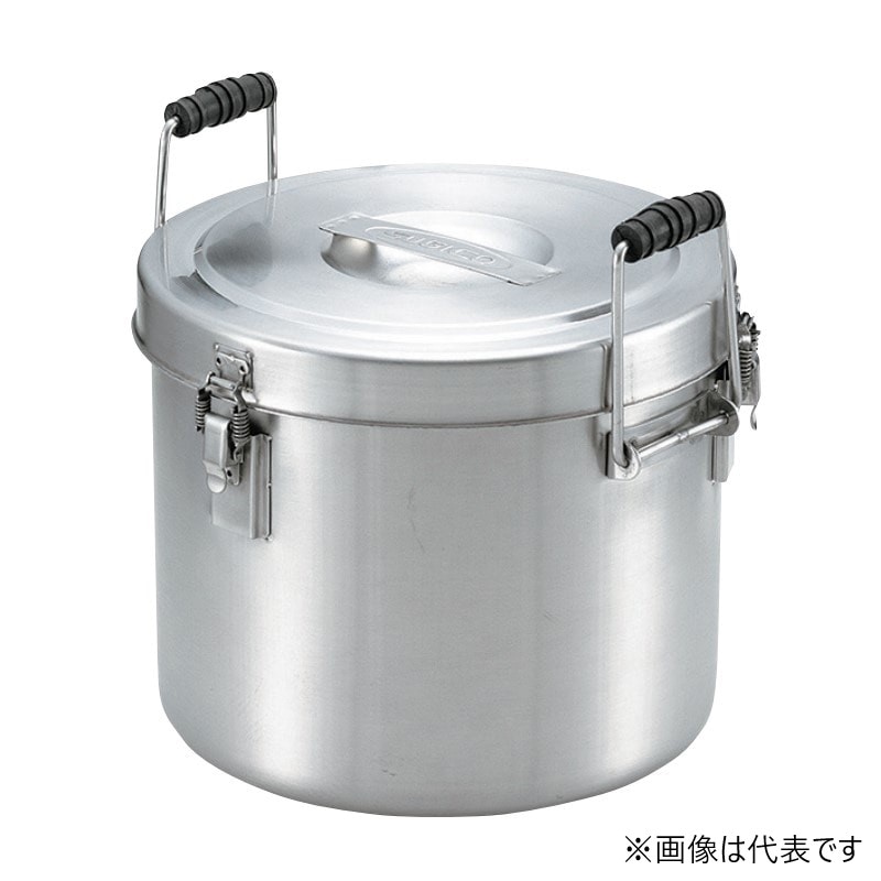 スギコ産業 18-8 二重式保温食缶 16L SA0508-SH-2027-16N 1個（ご注文単位1個）【直送品】