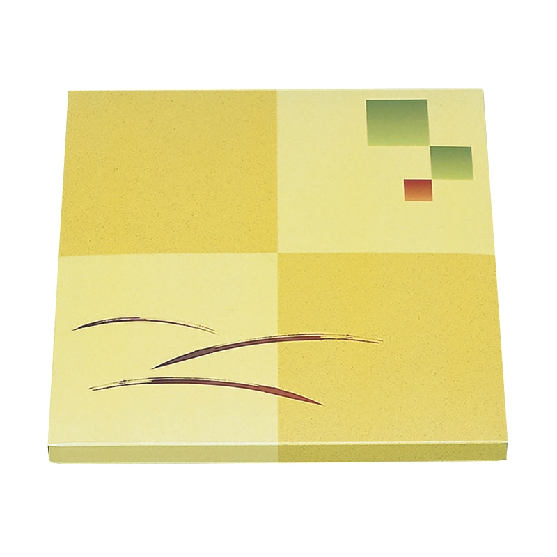 北原産業 紙ボックス弁当容器　80-80　中仕切付き 山吹／B-1黒カルプセット  25セット/袋（ご注文単位4袋）【直送品】