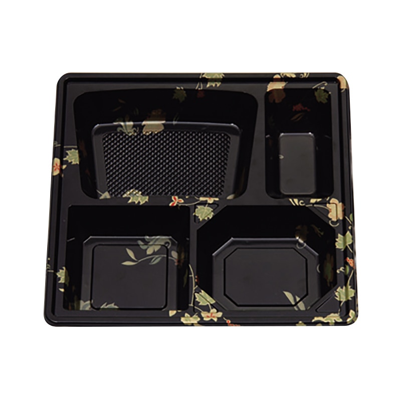 北原産業 紙ボックス二段弁当容器 70-70 深玄 睦月/はなふさセット SNG-270 25セット/包(ご注文単位2包)【直送品】