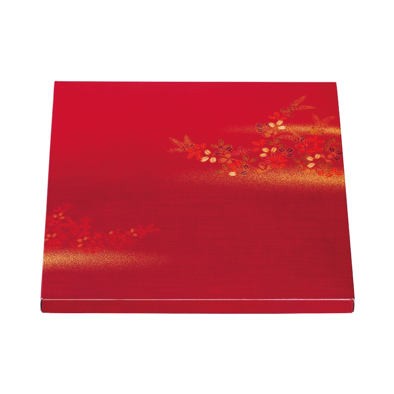 北原産業 紙ボックス二段弁当容器　70-70　朱染 睦月／八重山セット SHU-270 25セット/包（ご注文単位2包）【直送品】