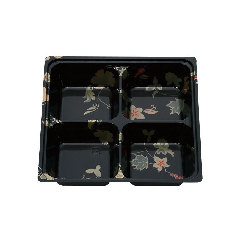 北原産業 紙ボックス二段弁当容器　55-55　こと弁 竹　睦月／はなふさセット KOTT-55 25セット/包（ご注文単位4包）【直送品】