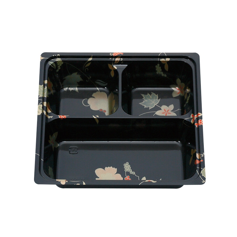 北原産業 紙ボックス二段弁当容器　55-55　こと弁 竹　睦月／はなふさセット KOTT-55 25セット/包（ご注文単位4包）【直送品】