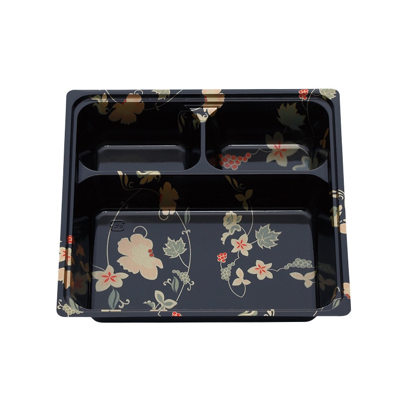 北原産業 紙ボックス二段弁当容器 55-55 こと弁 竹 如月/はなふさセット KOTT-55 25セット/包(ご注文単位4包)【直送品】