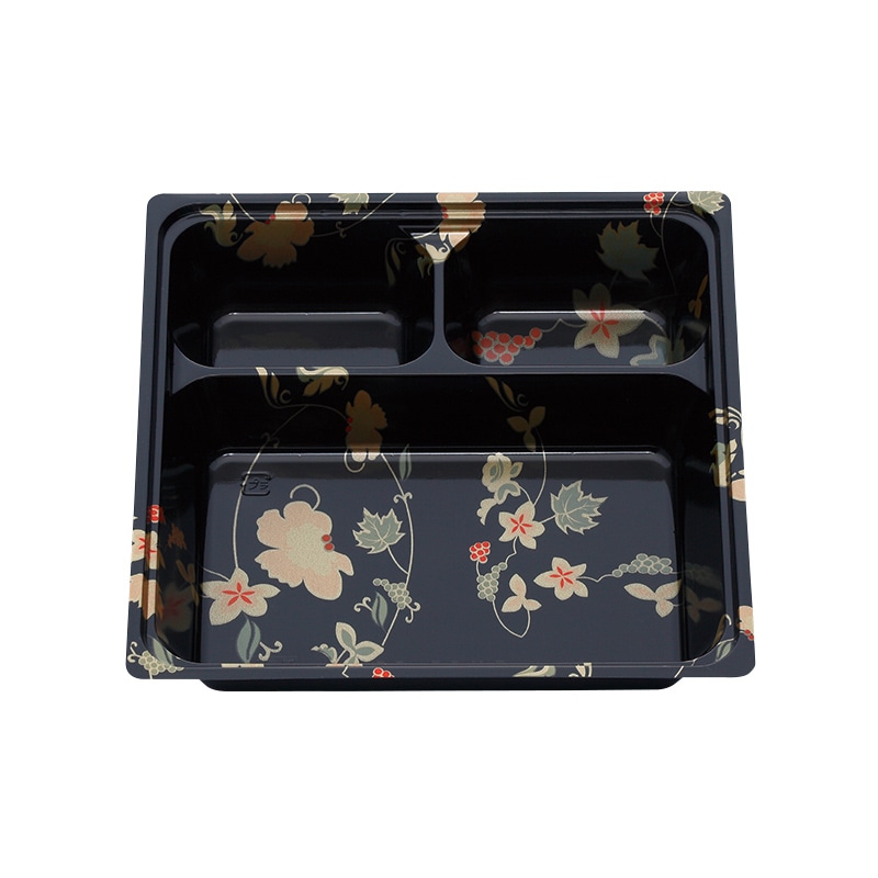 北原産業 紙ボックス二段弁当容器 55-55 こと弁 萌芽 如月/はなふさセット KOTH-55 25セット/包(ご注文単位4包)【直送品】