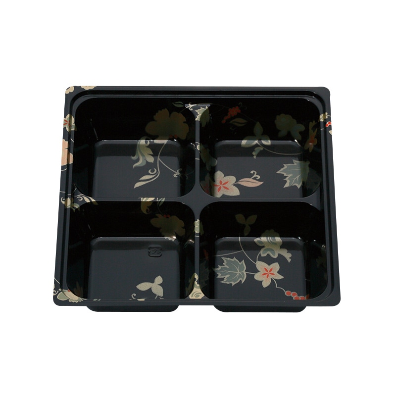 北原産業 紙ボックス二段弁当容器 55-55 こと弁 萌芽 睦月/はなふさセット KOTH-55 25セット/包(ご注文単位4包)【直送品】