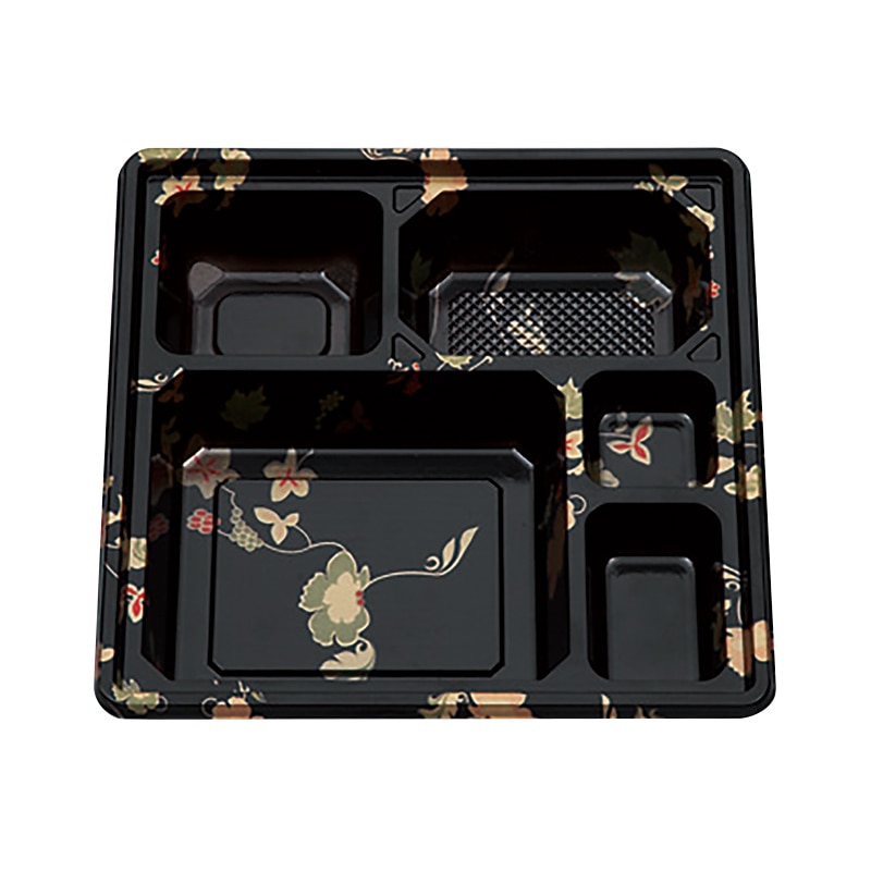 北原産業 紙ボックス二段弁当容器 70-70 樹倫 睦月/はなふさセット JR-270 25セット/包(ご注文単位2包)【直送品】