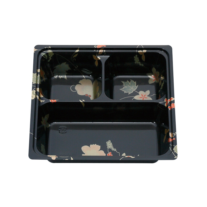 北原産業 紙ボックス二段弁当容器 50-50 こと弁 竹 睦月/はなふさセット KOTT-50 25セット/包(ご注文単位6包)【直送品】