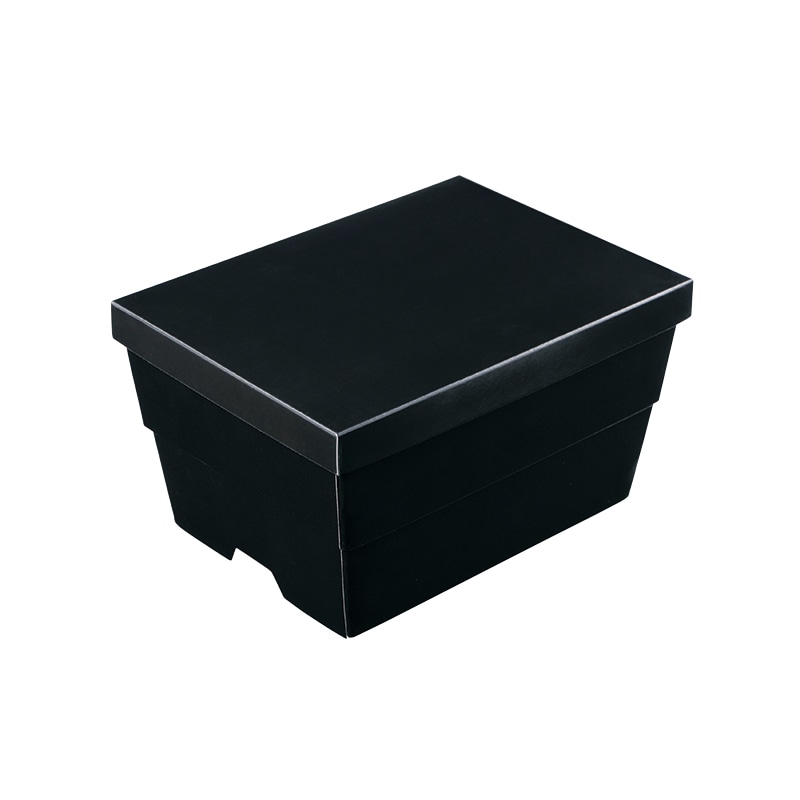 北原産業 紙ボックス二段弁当容器　52-40　こと弁 朱黒 KOTSG-52 25セット/包（ご注文単位6包）【直送品】