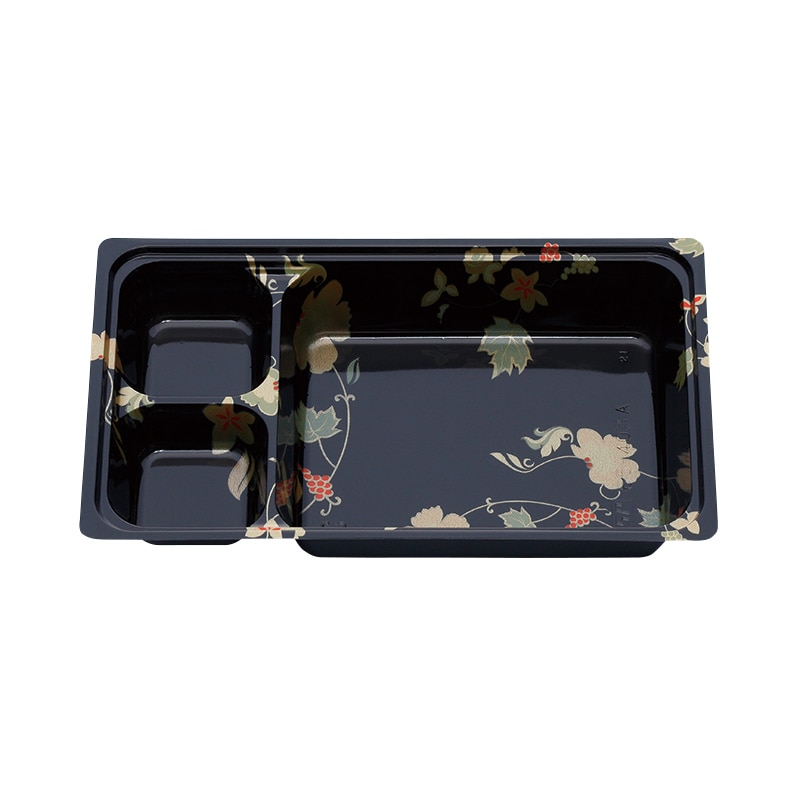 北原産業 紙ボックス二段弁当容器　65-40　こと弁 雪月花　睦月／はなふさセット KOTS-65 25セット/包（ご注文単位6包）【直送品】