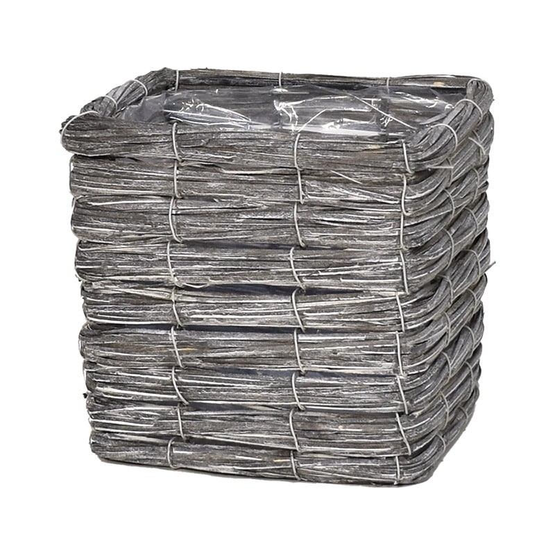 リード商事 キューブバスケット L HT-13070L グレー 1個(ご注文単位1個)【直送品】