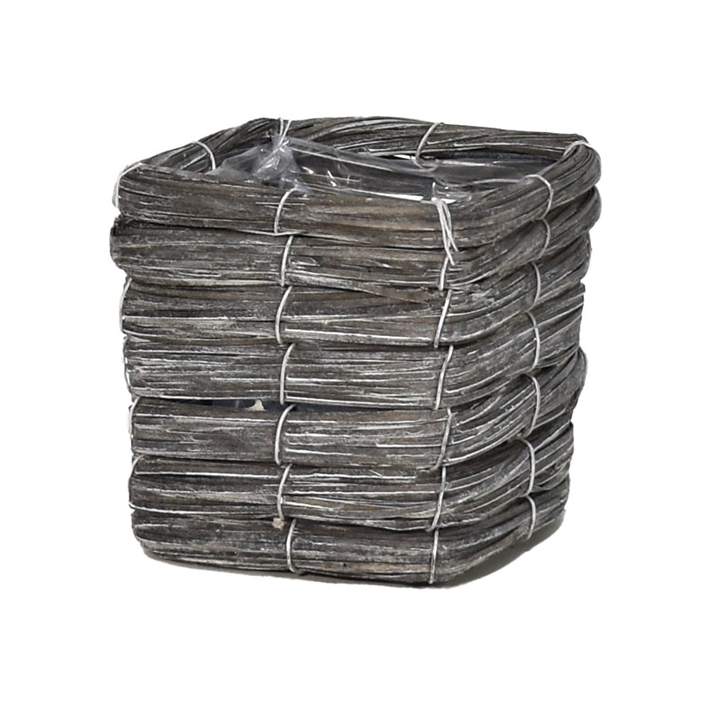 リード商事 キューブバスケット M HT-13070M グレー 1個(ご注文単位1個)【直送品】