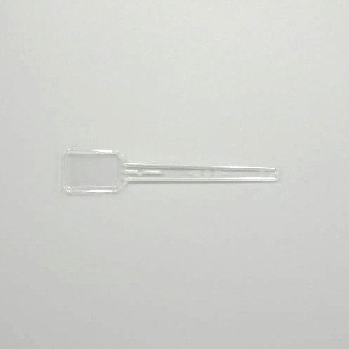 ホウケン産業 プラスチック角スプーン　90mm 10連　透明 1000本/袋（ご注文単位10袋）【直送品】