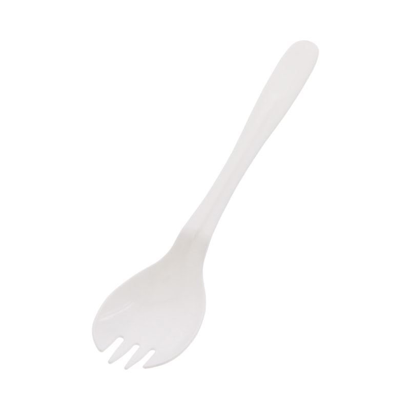 ホウケン産業 バイオプラフォークスプーン 16cm ナチュラル (個包装) 100本/袋