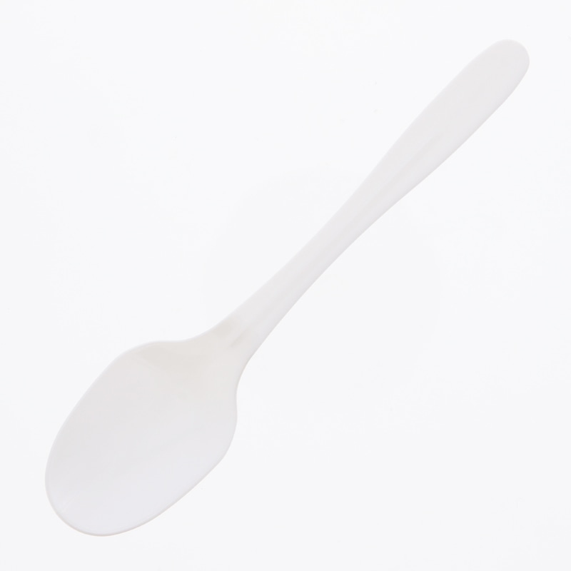 ホウケン産業 バイオプラスプーン 16cm ナチュラル (個包装) 100本/袋