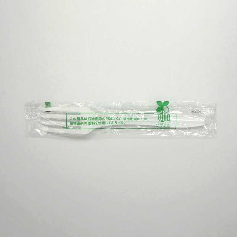 ホウケン産業 バイオマス10 フォーク 16cm 単袋 100本/袋(ご注文単位30袋)【直送品】