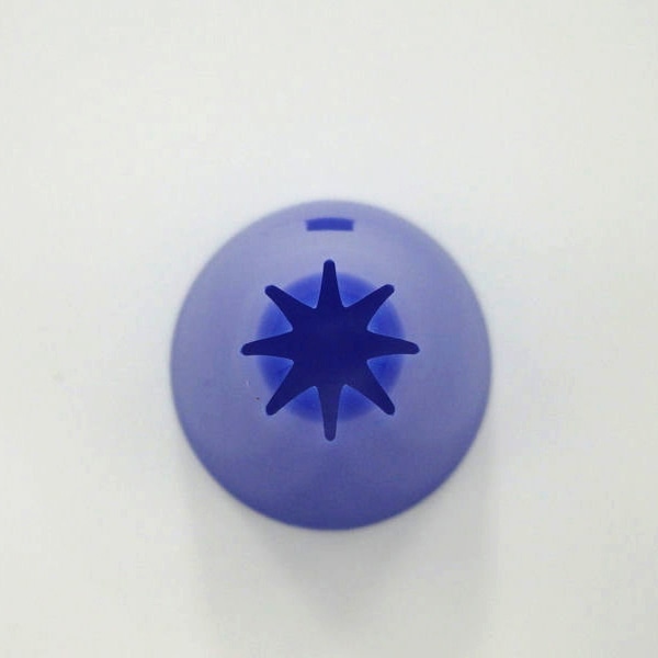 ホウケン産業 プラスチック口金 バラ　青 100個/袋（ご注文単位40袋）【直送品】