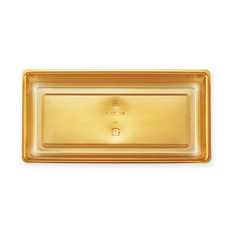 アヅミ産業 仕出し容器用仕切皿　KCカップ 2倍 KC70-1　金 1000枚/箱（ご注文単位1箱）【直送品】