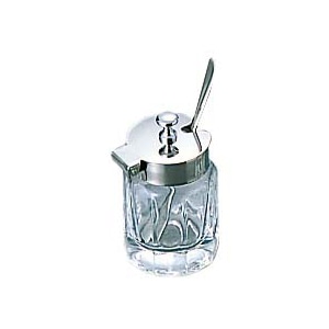 #80 喋番式 辛子入れ ガラス製 1個(ご注文単位1個)【直送品】