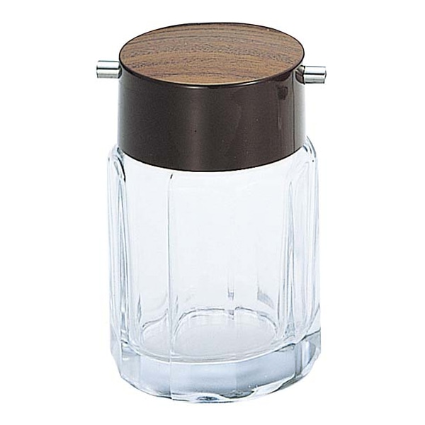 木目 ソース入れ ガラス製 MO-2 1個(ご注文単位1個)【直送品】