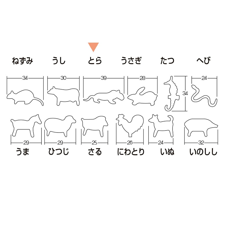 孝義 生抜 十二支 とら 373008040 1個(ご注文単位1個)【直送品】