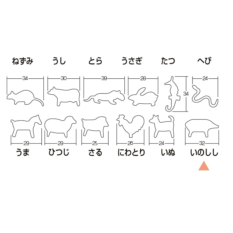 孝義　生抜 十二支　いのしし 373007980 1個（ご注文単位1個）【直送品】