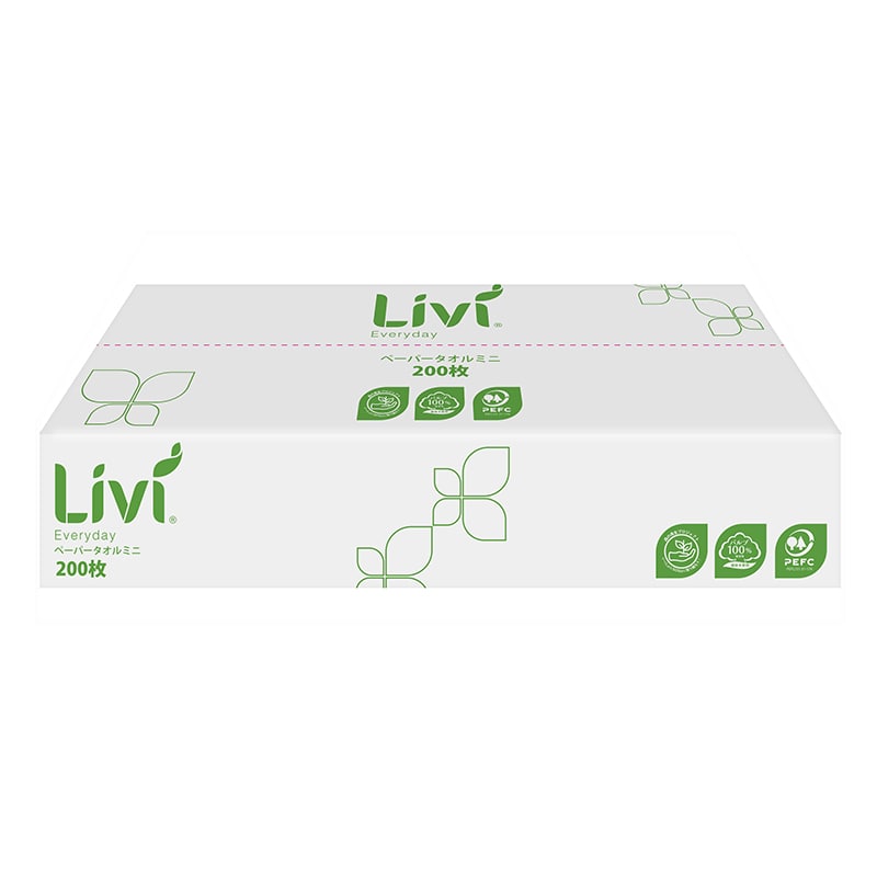 ユニバーサル・ペーパー リビィ エブリデイペーパータオル 小判 200枚/個