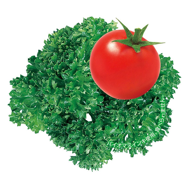 ユニバース グルメシート　パセリトマト 丸　60φ  1000枚/袋（ご注文単位1袋）【直送品】