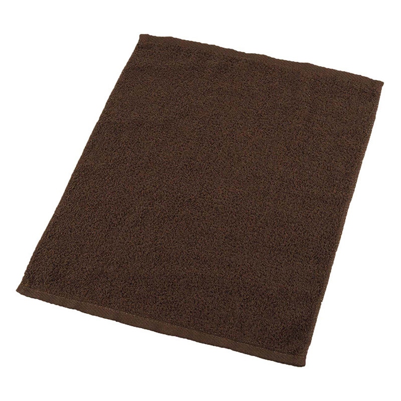 ミューファン　抗菌オシボリタオル #120（12枚入）茶  1個（ご注文単位1個）【直送品】