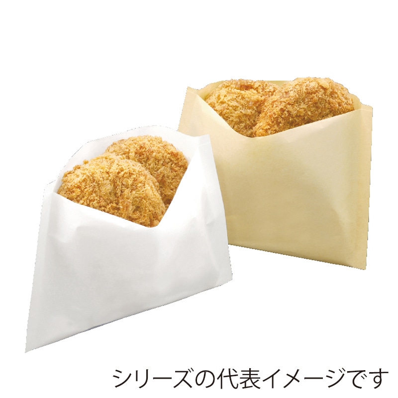 武蔵野産業 耐油袋 Mパック 70号 黄 500枚/箱(ご注文単位4箱)【直送品】