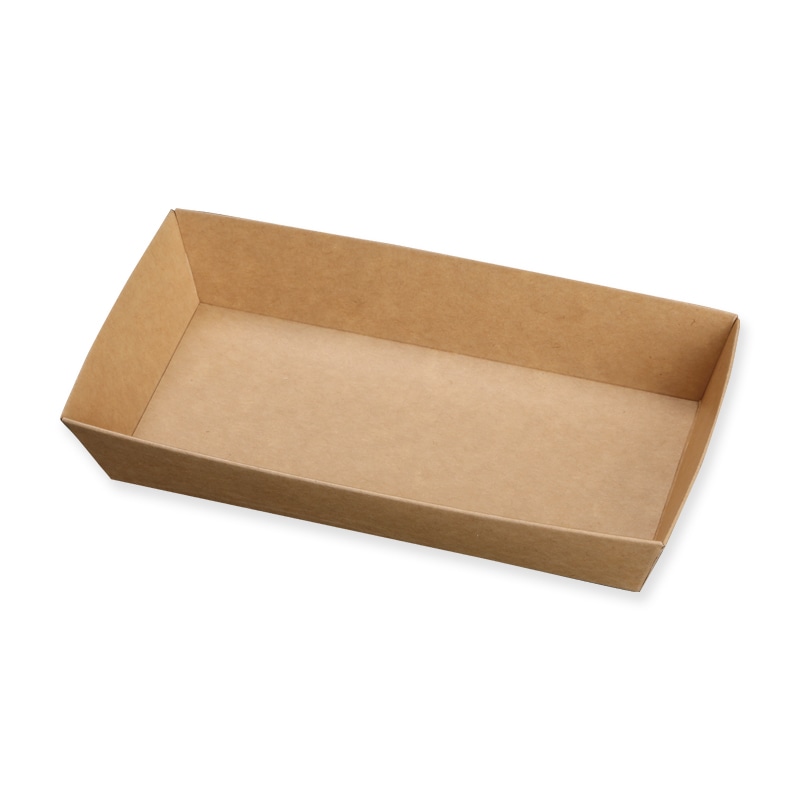 ケーピープラテック 紙容器 未晒紙ボックス KM-72 本体 ナチュラル 50枚/袋