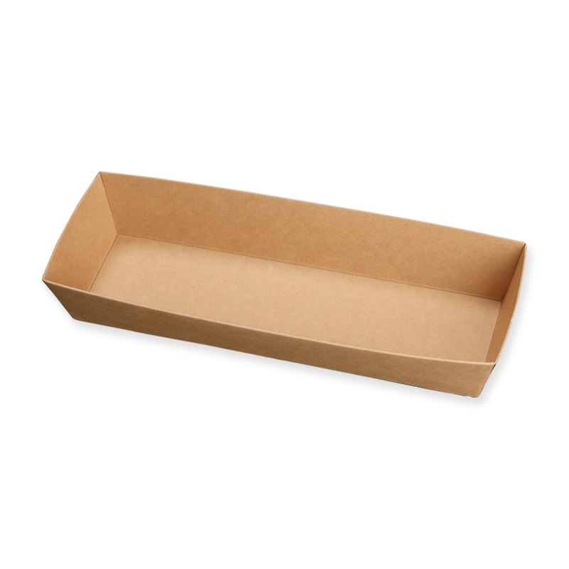 ケーピープラテック 紙容器 未晒紙ボックス KM-74 本体 ナチュラル 50枚/袋