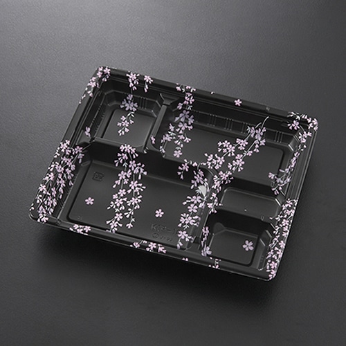 ケーピープラテック 弁当容器 KIP-10 フタセット 枝垂桜 50枚/袋（ご注文単位8袋）【直送品】