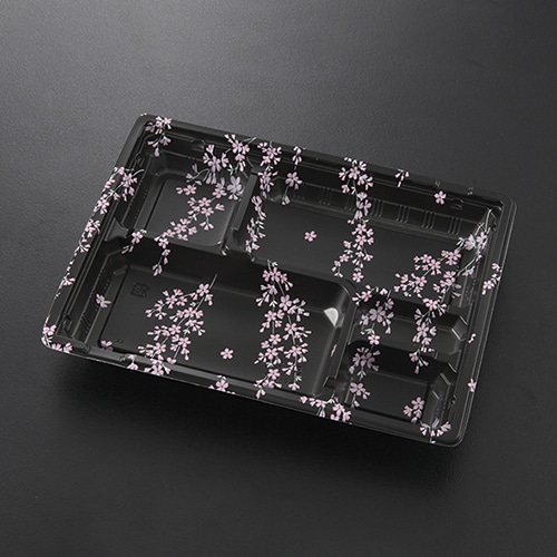 ケーピープラテック 弁当容器 KIP-5 フタセット 枝垂桜 50枚/袋（ご注文単位8袋）【直送品】