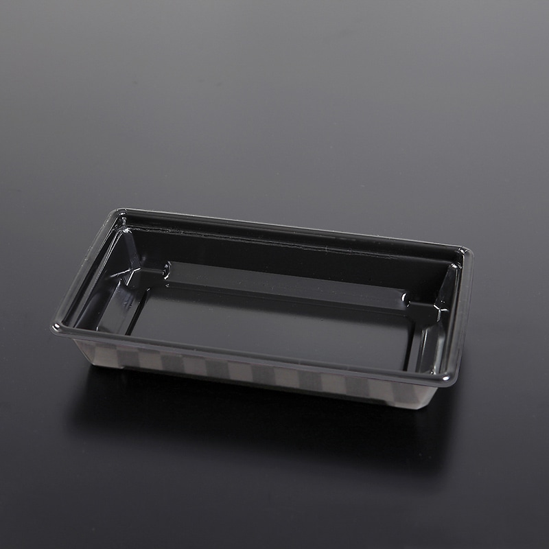 ケーピープラテック お重容器 本体 Kコンボ-11 市松黒 50枚/袋(ご注文単位16袋)【直送品】