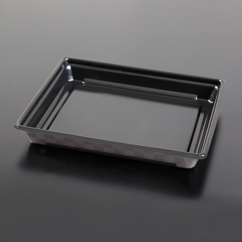 ケーピープラテック お重容器 本体 Kコンボ-31 市松黒 50枚/袋(ご注文単位12袋)【直送品】