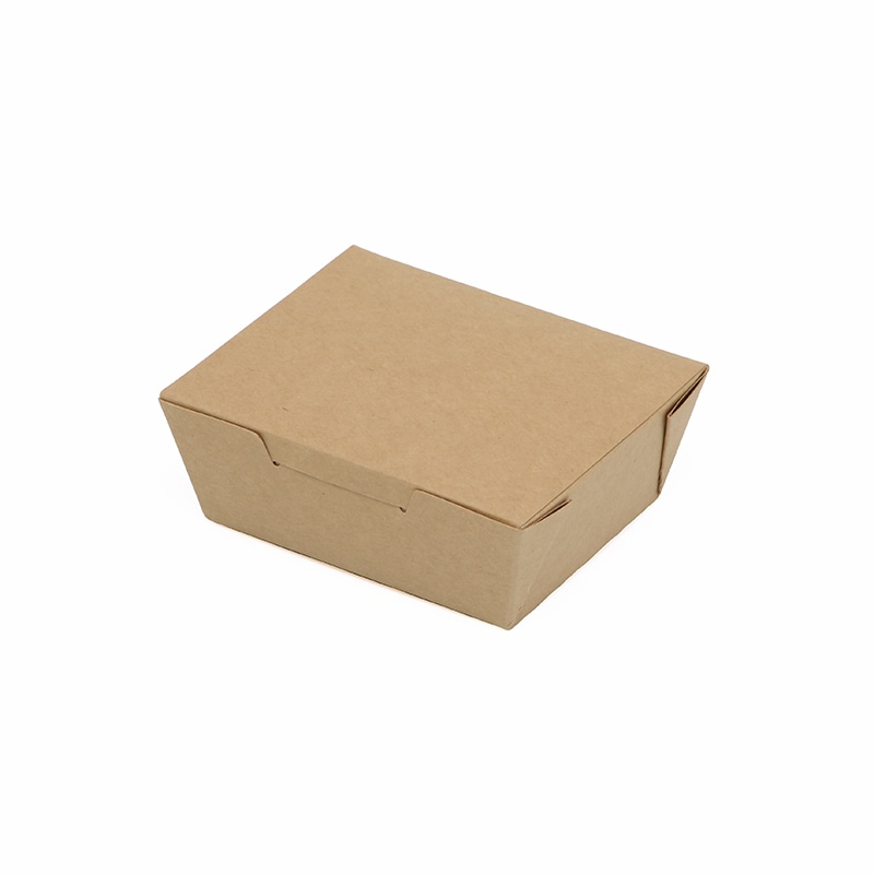 ケーピープラテック 食品容器 KMフードパック 小 窓無 クラフト 50枚/袋