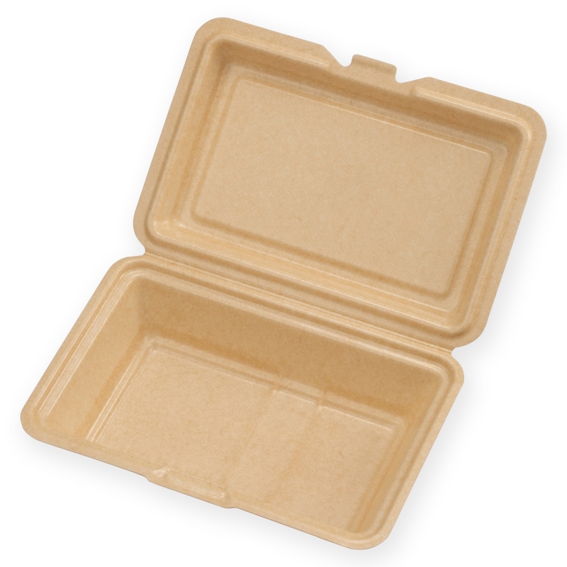 ケーピープラテック 発泡容器 K-ランチ 54-S ナチュラル 25枚/袋(ご注文単位16袋)【直送品】