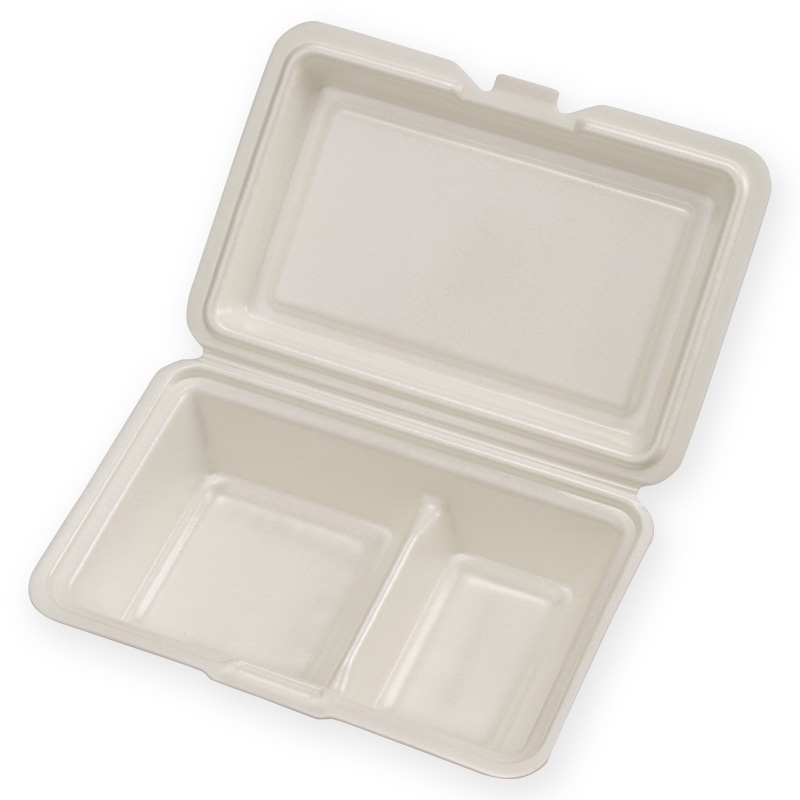 ケーピープラテック 発泡容器 K-ランチ 54-D ホワイト 25枚/袋(ご注文単位16袋)【直送品】