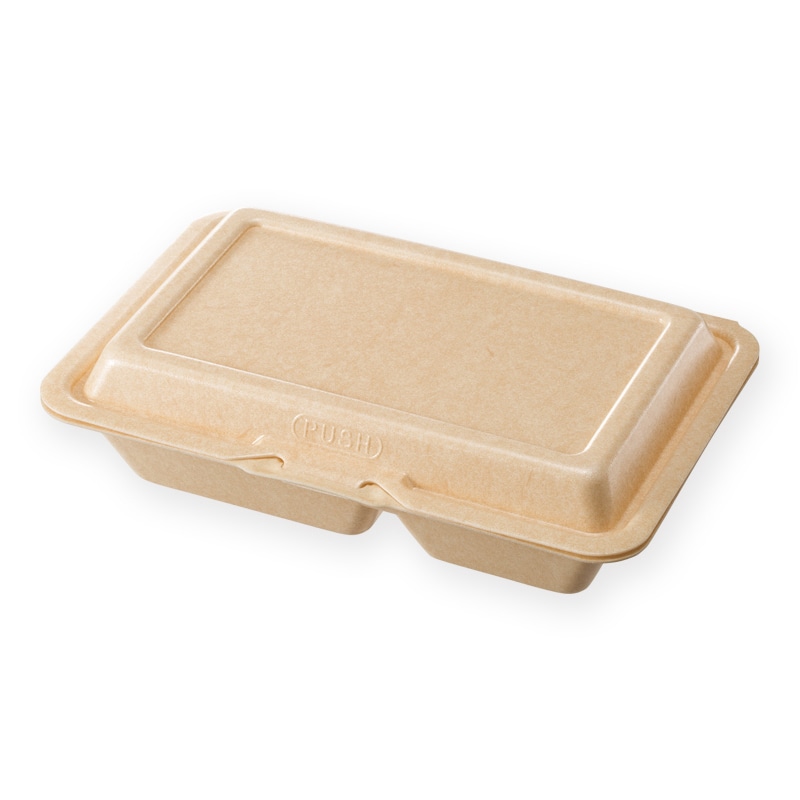 ケーピープラテック 発泡容器 K-ランチ 54-D ナチュラル 25枚/袋(ご注文単位16袋)【直送品】