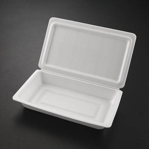 ケーピープラテック 発泡フードパック 折フタ 大 角丸 50枚/袋（ご注文単位18袋）【直送品】