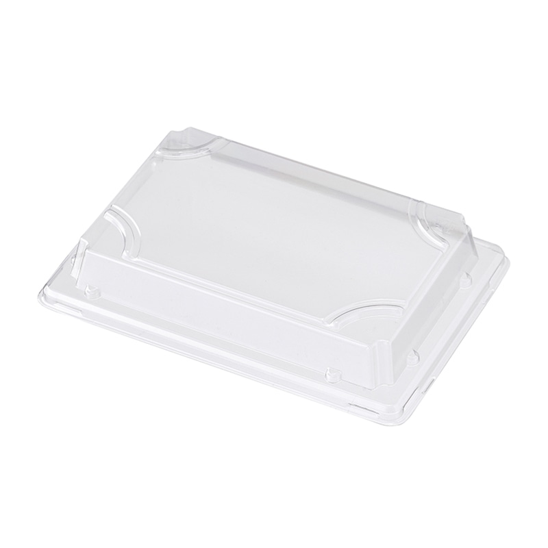 ケーピープラテック バガス寿司容器 フタ OP-1.0F 50枚/袋(ご注文単位16袋)【直送品】