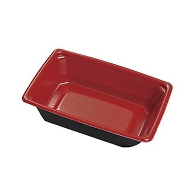 ケーピープラテック お重容器 Kランチ-10 本体 赤黒 50枚/袋（ご注文単位16袋）【直送品】