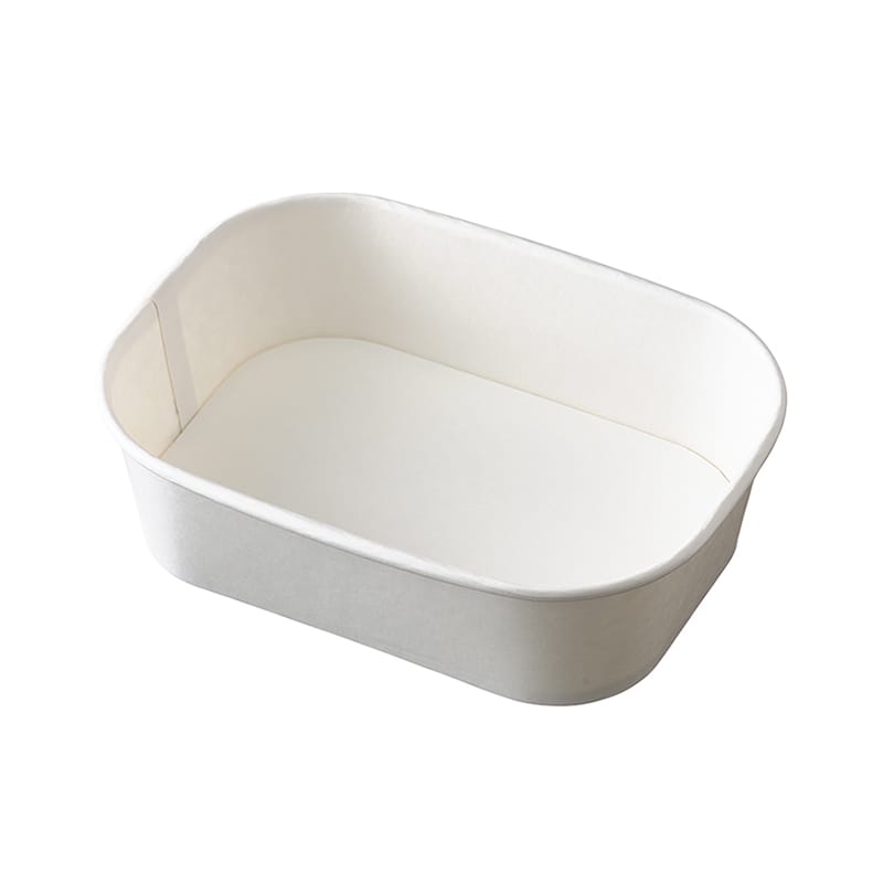 ケーピープラテック 紙カップ容器 KMスクエア 本体 228 白 50枚/袋（ご注文単位12袋）【直送品】