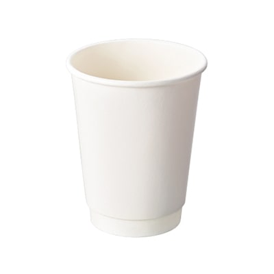 ケーピープラテック 二重紙コップ 断熱 KMR-360 410ml ホワイト 25個/袋（ご注文単位20袋）【直送品】