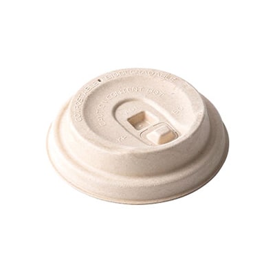 ケーピープラテック 紙コップリッド 90バガスリフト ナチュラル 50枚/袋（ご注文単位20袋）【直送品】